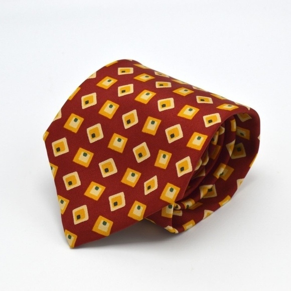 Vintage Abercrombie & Fitch Neck Tie Silk Abstract - Picture 1 of 1